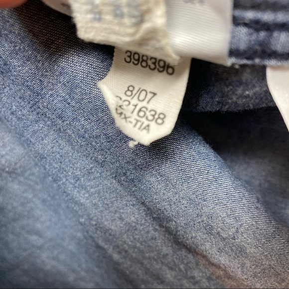 Tommy Hilfiger Denim Button Down Shirt size Men’s Medium 100% Cotton - Picture 8 of 8